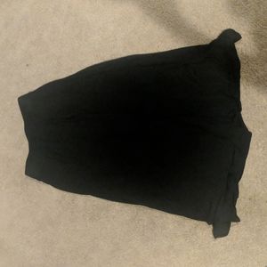 Girls long black skirt size 10-12